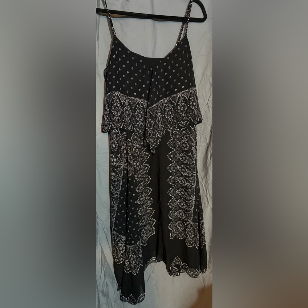 Black and White bandana dress